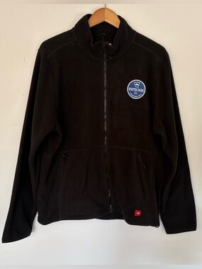 Winter Park Black Full-Zip Fleece Jacket. NWT